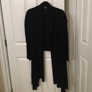 DKNY Black Wrap Sweater Size P/S