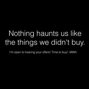 Now accepting offers!