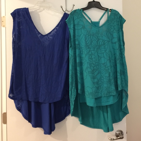 Bundle of Two hi-lo tops, one comes with cami