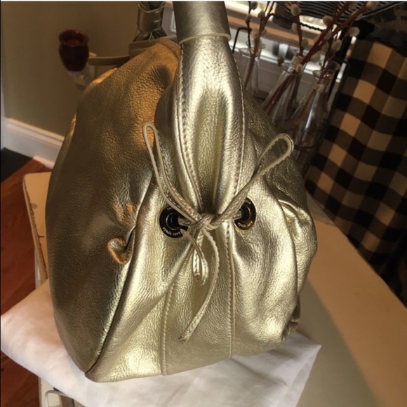 Kate Spade Gabi glittery gold hobo bag - Picture 2 of 6