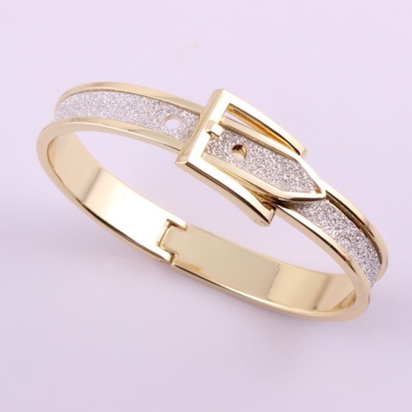 Belt Buckle Cuff Bracelets - Picture 2 of 3