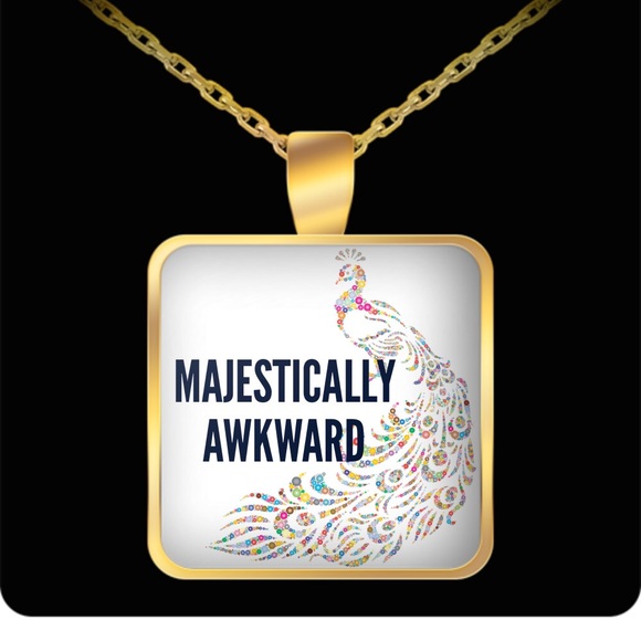 Peacock Fashion Graphic Necklace