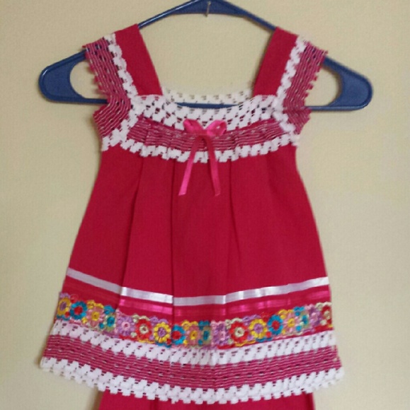 Beautiful  embroidered  top and bottom