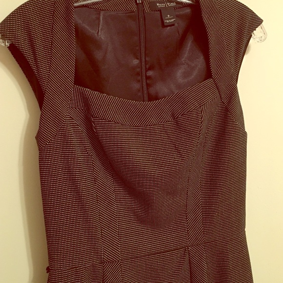 Gray White House Black Market dress