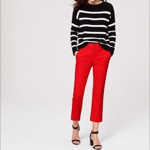 Ann Taylor loft red pants