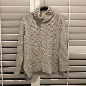 Chunky knit sweater