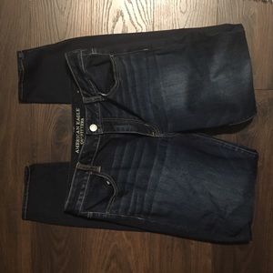 American Eagle HI-Rise size 14 long skinny jeans