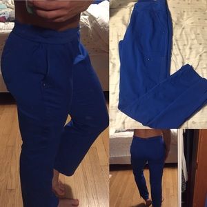 Royal blue small scrub bottoms