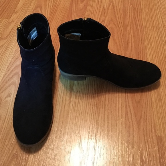 Black ankle boots