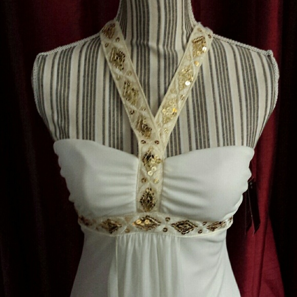 Greek goddess halter dress - Picture 2 of 4