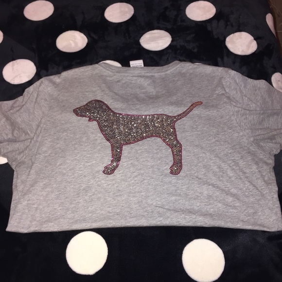 VS PINK CAMPUS TEE