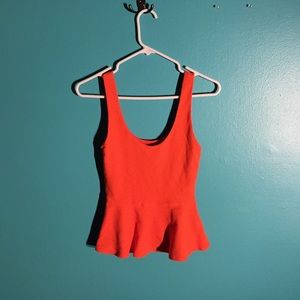 Orange tank top