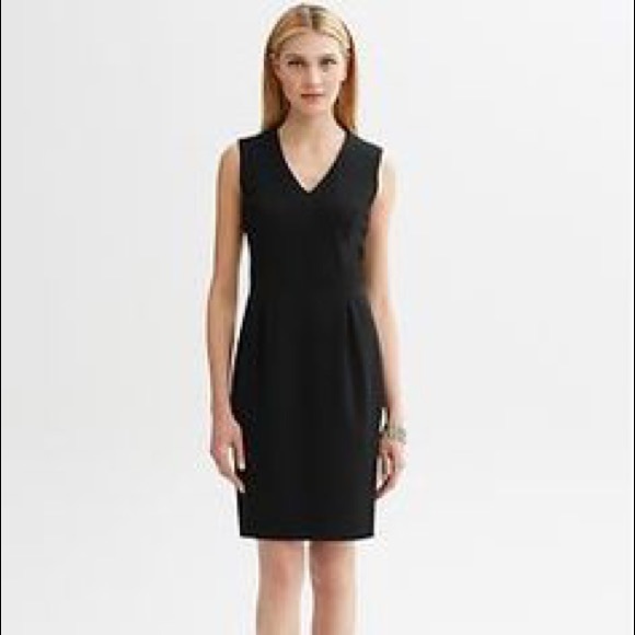 Banana Republic sleeveless ponte sheath dress