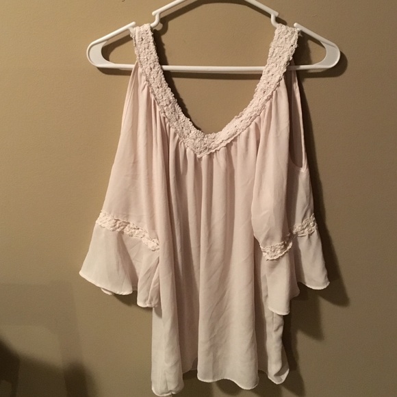 White boho blouse