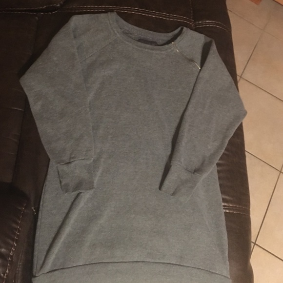 C. Russe-Long-sleeve w/ silver zip detail