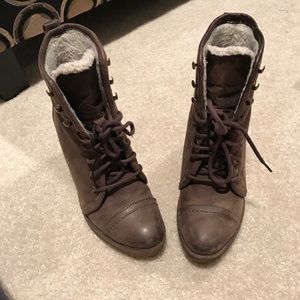 ALDO fur booties 💫