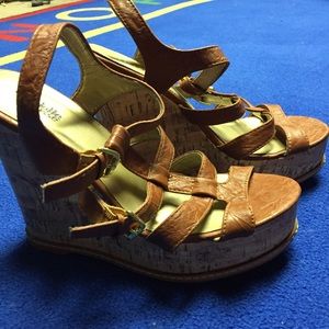 Charolette Russe wedge sandals