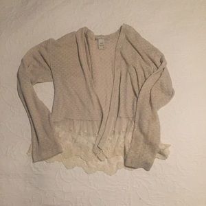 Cozy oatmeal sweater