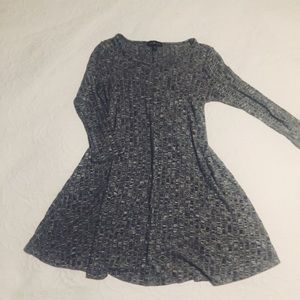 Super flattering fit and flare knit dress