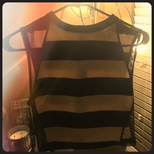 Sparkle & Fade crop top