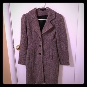Express pink tweed jacket xs