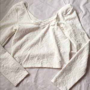 Bethany Mota Crop Sweater Top