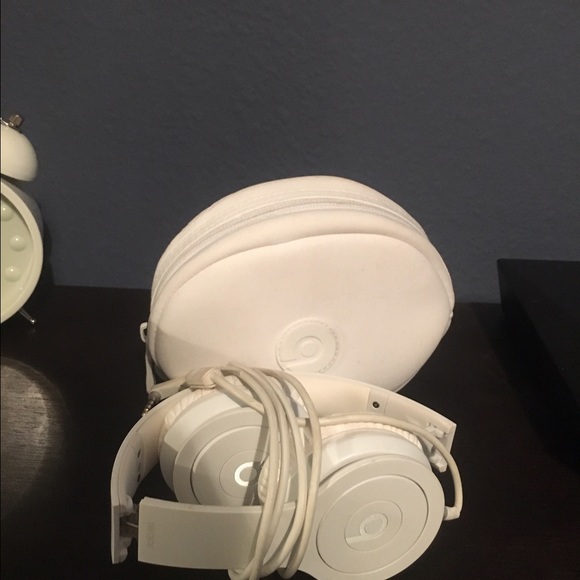 White headphones