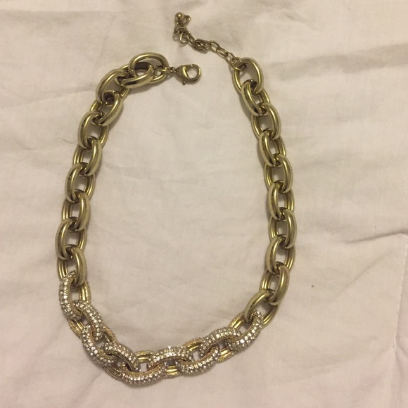 Nordstrom Pave Link Chain Necklace