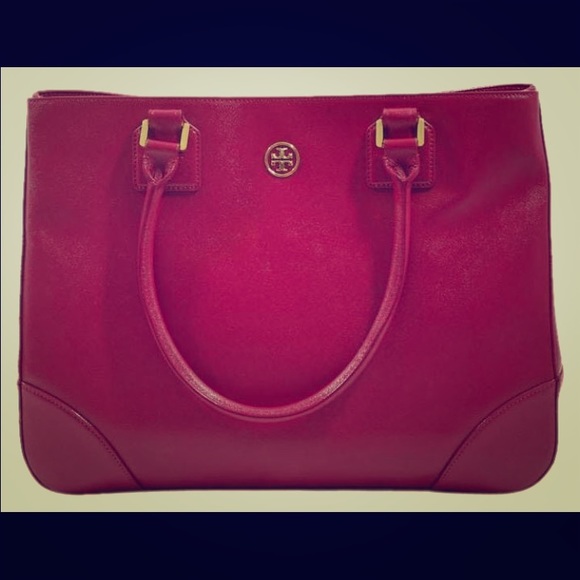 Tory Burch Raspberry Robinson Tote