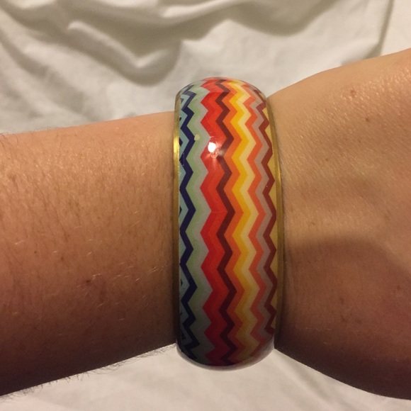 Multicolored Chevron Bracelet