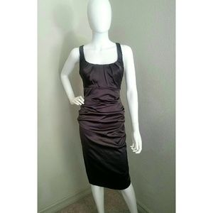 Silk Dark Silver Dress