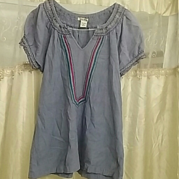 Cotton rainbow and Jean tee