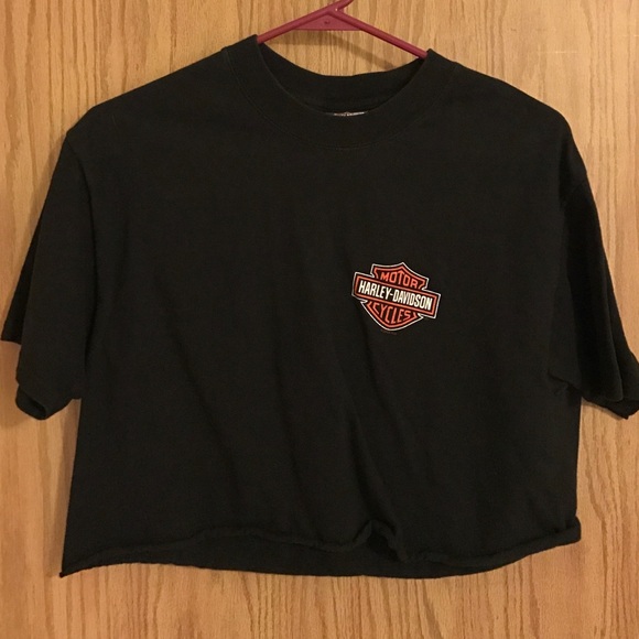 Harley Davidson crop t-shirt