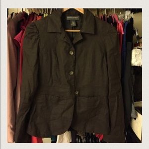 Luxurious Banana Republic Linen Unique Blazer