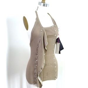 STELLA MCCARTNEY Italian Knit Halter NWT 2DIE4!