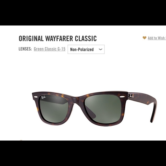 Original Wayfarer Classic Ray Bans