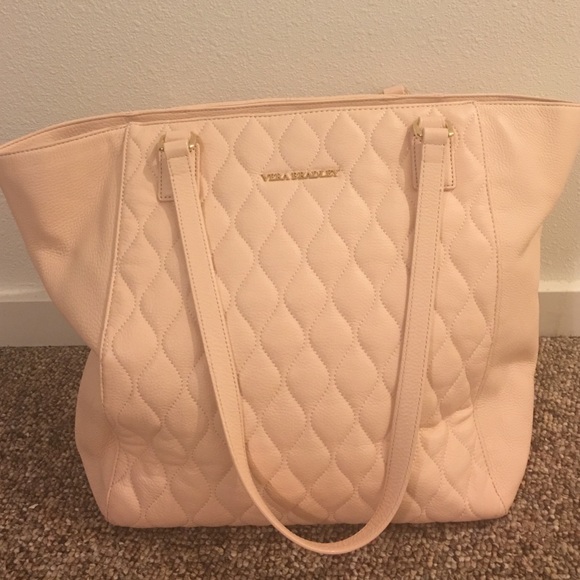 💋Pink Quilted Leather Vera Bradley Bag💋