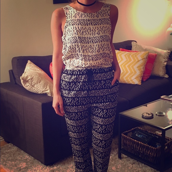 Forever 21 NEVER WORN (except pic) 2 tone jumpsuit