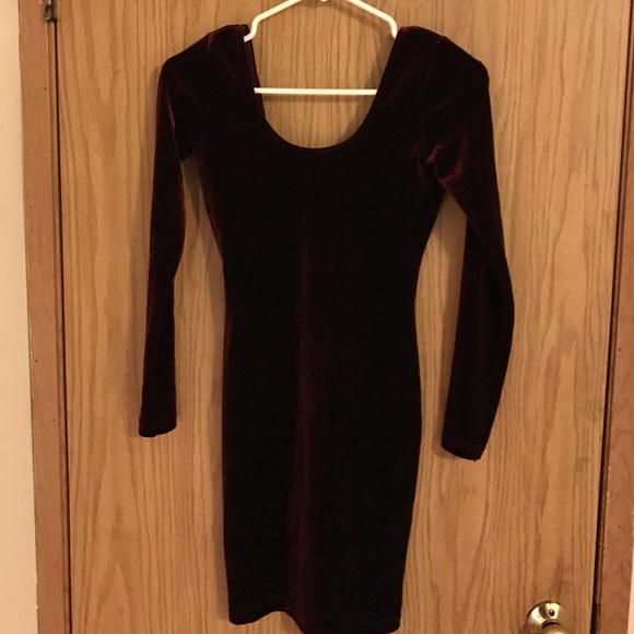 Velvet mini dress
