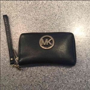 Black Michael Kors Wristlet