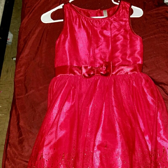 Girls Red Dress - Picture 1 of 1