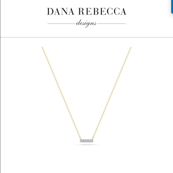Dana Rebecca silvie rose necklace