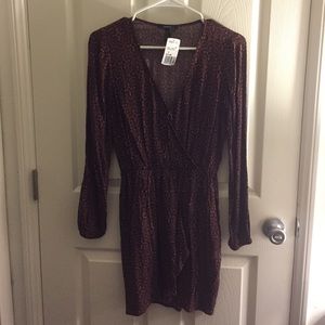Long Sleeve Size Small Wrap Dress