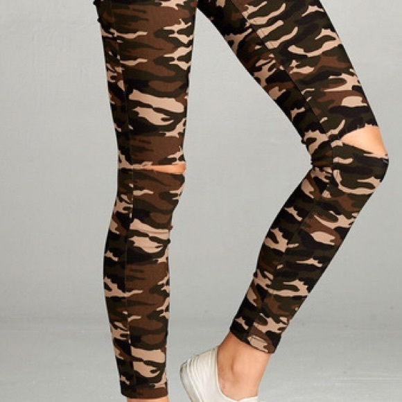 Camo slit jeans - Picture 3 of 3