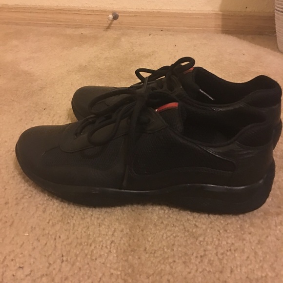 Authentic Black prada sneakers