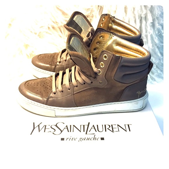YSL Yves saint Laurent beige sneakers 38.5