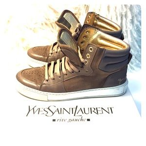 YSL Yves saint Laurent beige sneakers 38.5