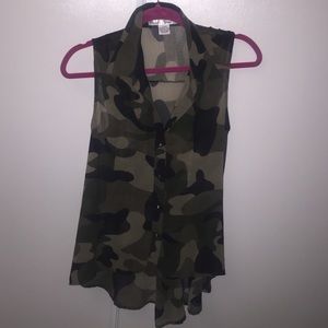 Camp tank blouse