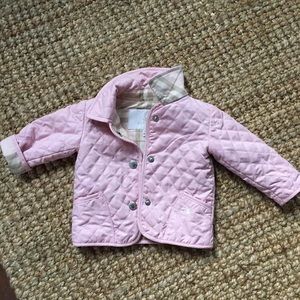 EUC Baby Pink Burberry coat