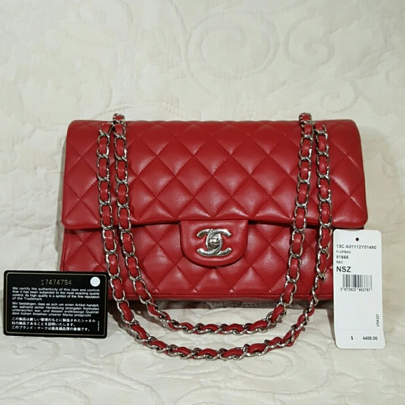 Chanel Double Flap Red Lipstick Lambskin SOLD